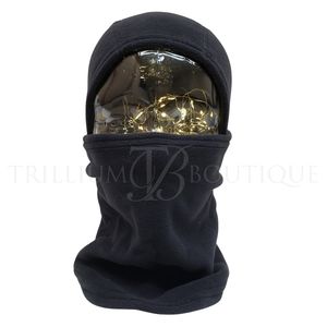 PRIMALOFT Convertible Balaclava Black Winter Skiing Breathable Packable NWT